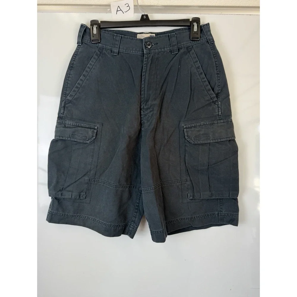 Nordstrom Pure Stuff Men's Cargo Shorts Size 28 Navy Blue, Baggy Fit